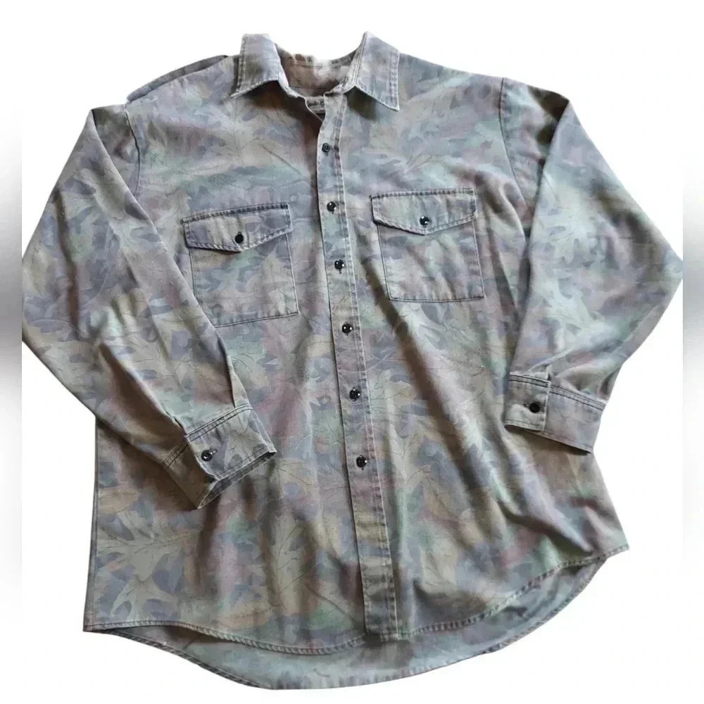 Vintage Gander Mountain Camouflage Butt-Down Shirt